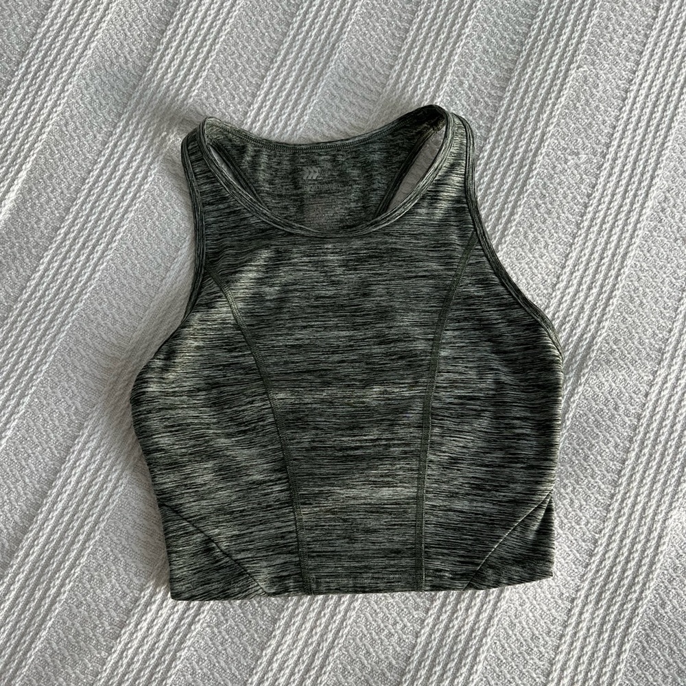 Fitted Cropped Athletic Tank